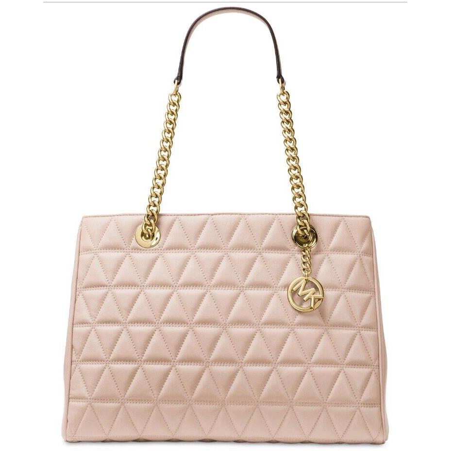Michael Kors Scarlett Soft Pink Satchel LG Tote Handbag