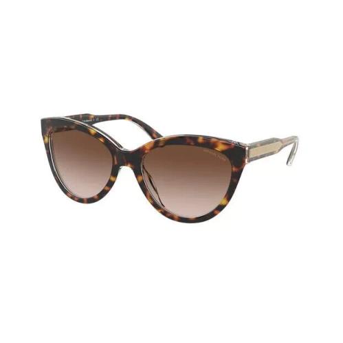 Michael Kors MK2158 310213 Makena Dk Tortoise Brown Grad 55 Women`s Sunglasses