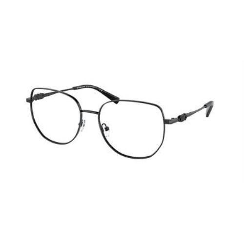 Michael Kors MK3062 1005 Belleville Shiny Black Demo Lens 56 Women`s Eyeglasses