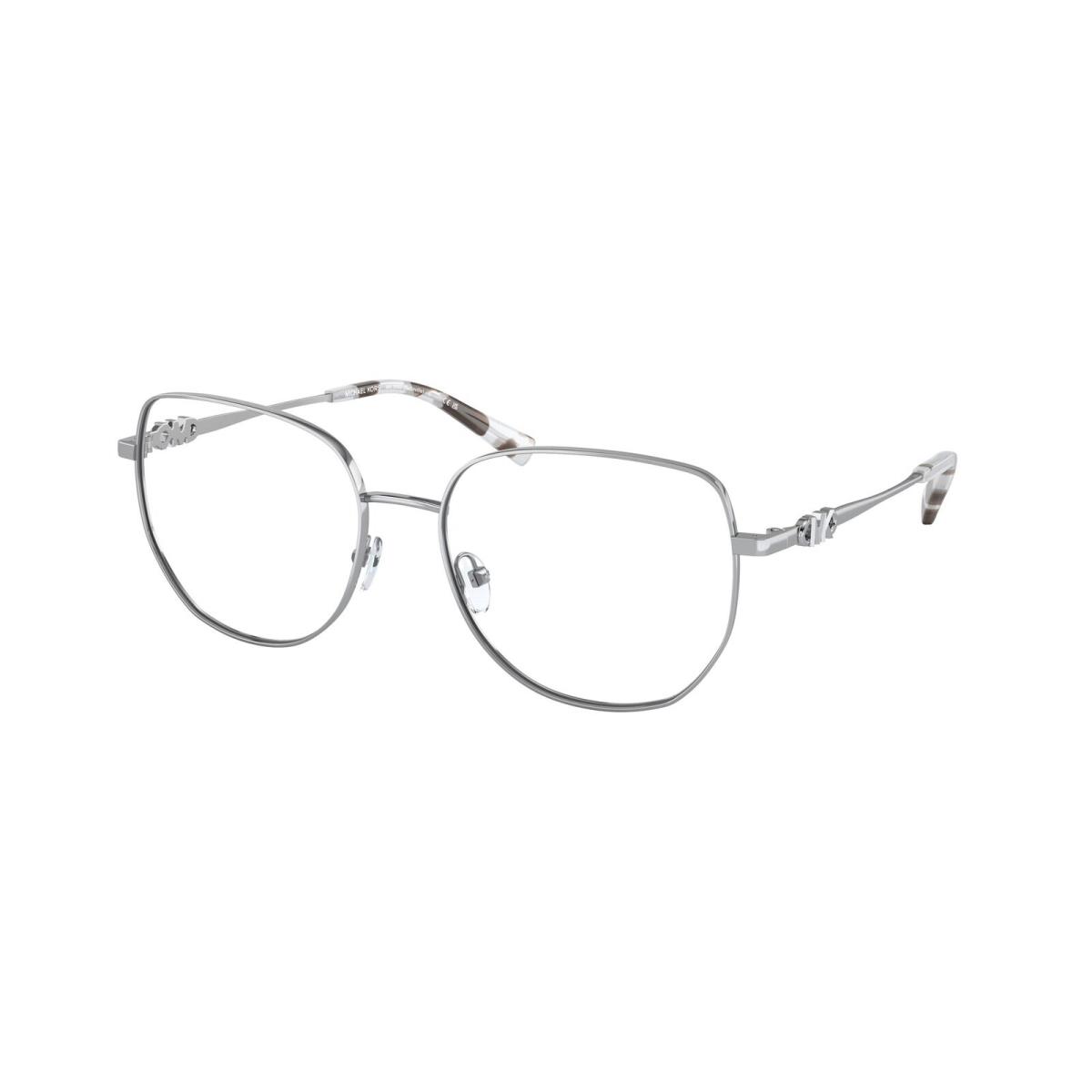 Michael Kors MK3062 1153 Belleville Silver Demo Lens 54 mm Women`s Eyeglasses