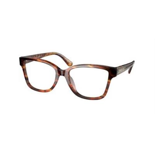 Michael Kors MK4082 3669 Orlando Brown Tortoise Demo Lens 52 Women`s Eyeglasses