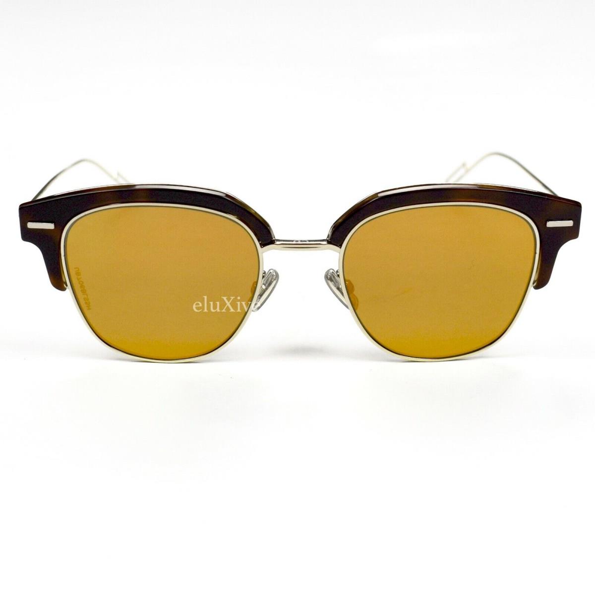 Dior Homme Men s Gold Lens Tensity Clubmaster Sunglasses Fash Brands