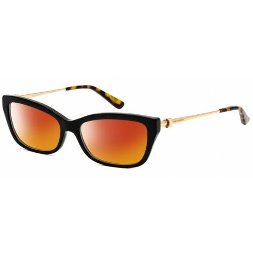 Tory Burch TY2099 Cat Eye Polarized Sunglasses Black Gold Tortoise 53mm 4 Option Red Mirror Polar