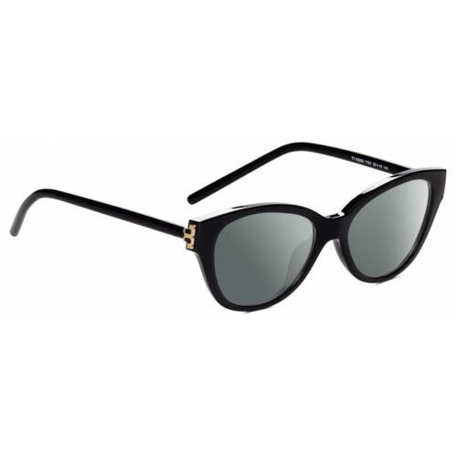 Tory Burch TY4008U Cat Eye Designer Polarized Sunglasses Black Gold 52 mm 4 Opt Smoke Grey Polar