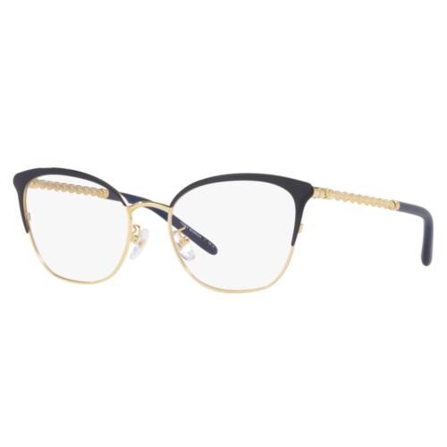 Tory Burch Rx Eyeglasses TY 1076-3341 Navy /gold 53mm