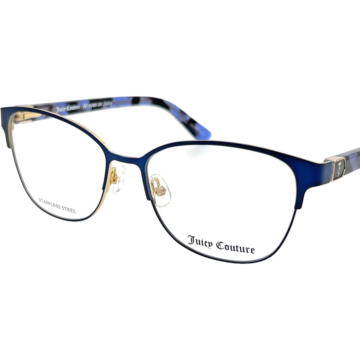 Juicy Couture JU181 Women`s Metal Eyeglass Frame 0U1F Blue Havana 53-15 W/case