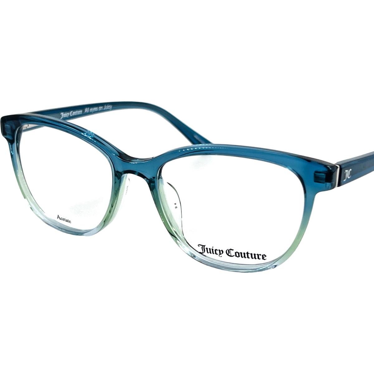 Juicy Couture JU197 Women`s Plastic Eyeglass Frame 0B7K Blue Teal 51-17 W/case