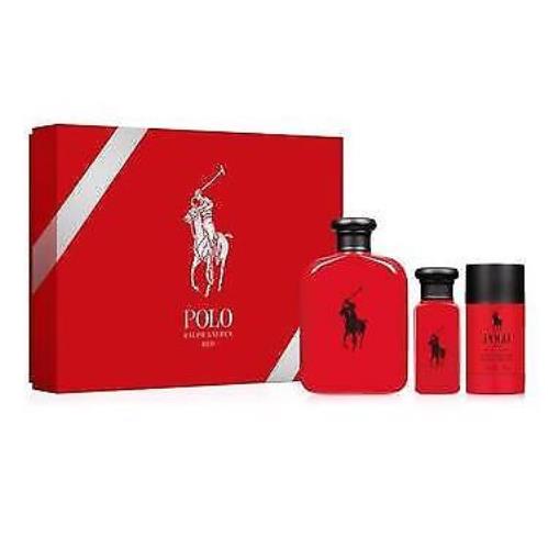 Ralph Lauren Men`s Polo Red Gift Set Fragrances 3605972857156