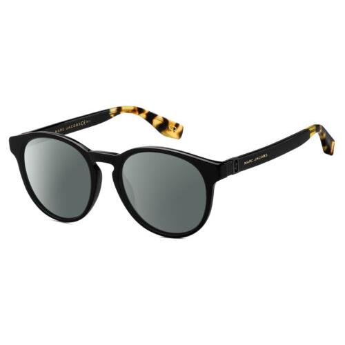 Marc Jacobs 351/S Unisex Polarized Sunglasses Black Tortoise Havana 52 mm 4 Opt Smoke Grey Polar