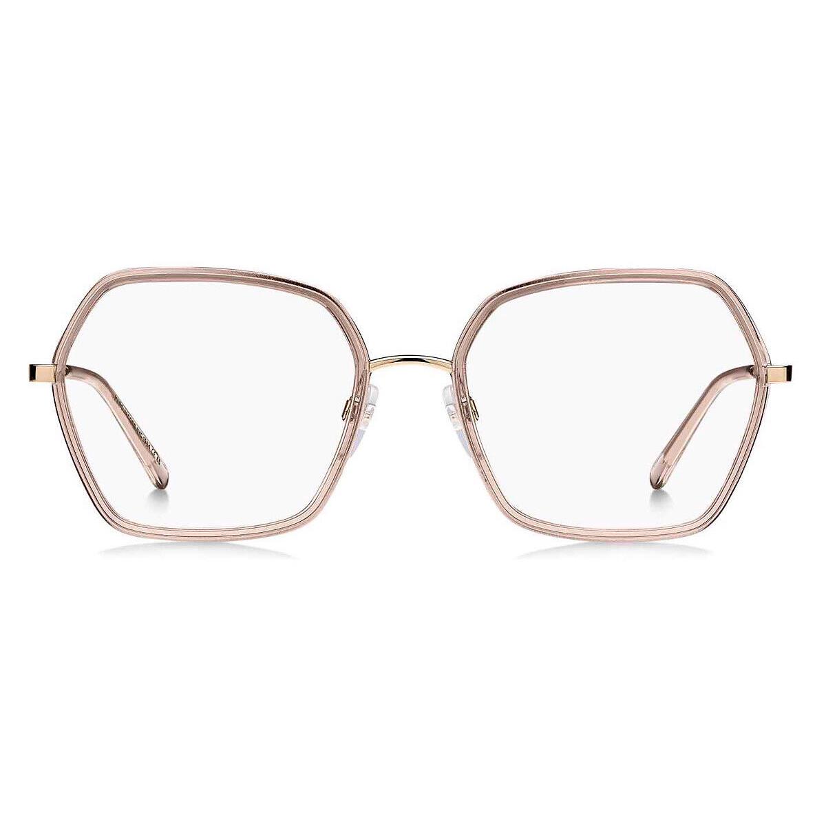 Marc Jacobs Marc 665 Eyeglasses Women Gold Peach Geometric 54