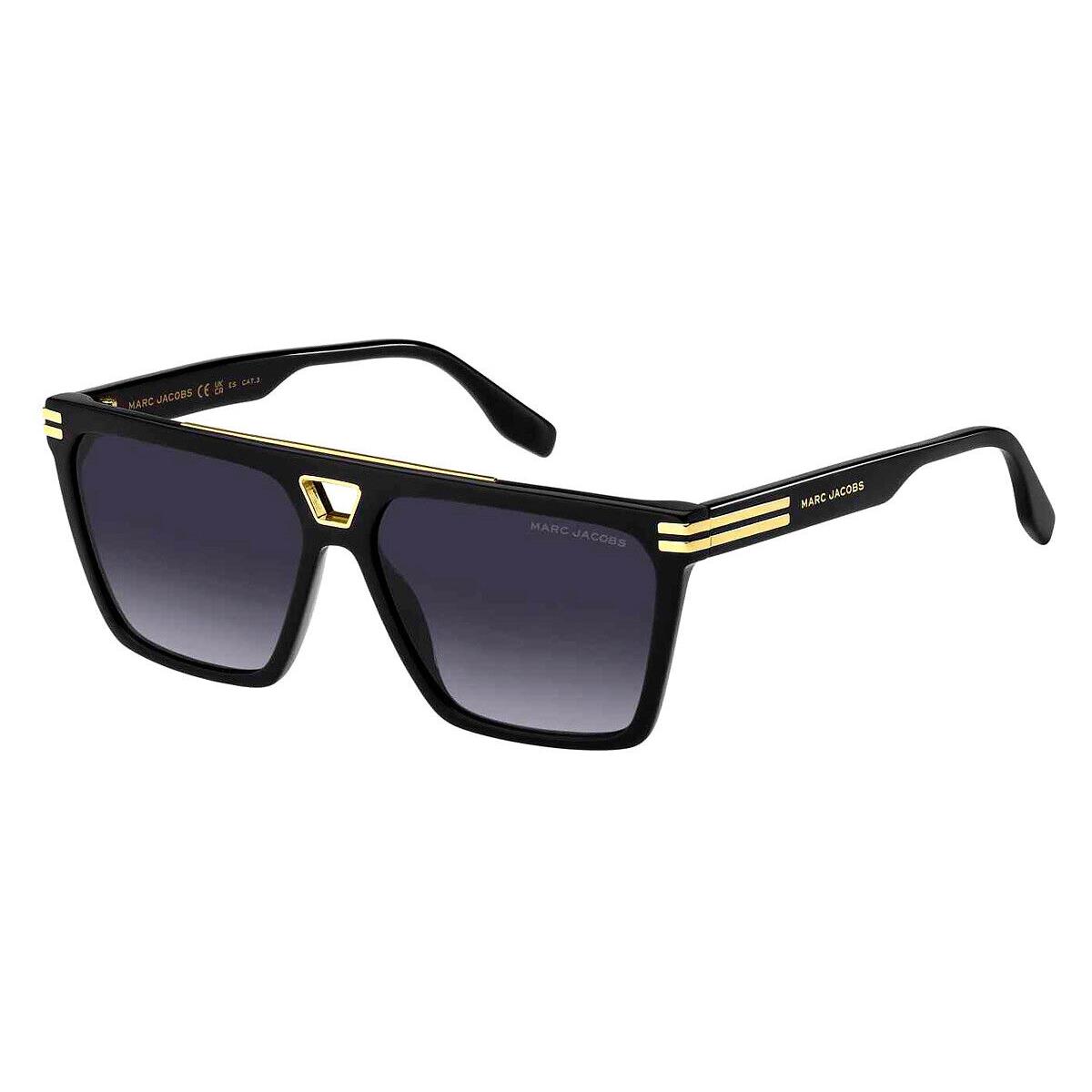 Marc Jacobs Mjb Sunglasses Men Black / Gray Shaded 58mm
