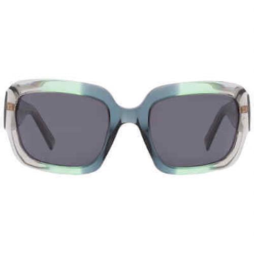Marc Jacobs Grey Rectangular Ladies Sunglasses Marc 574/S 08YW/IR 59