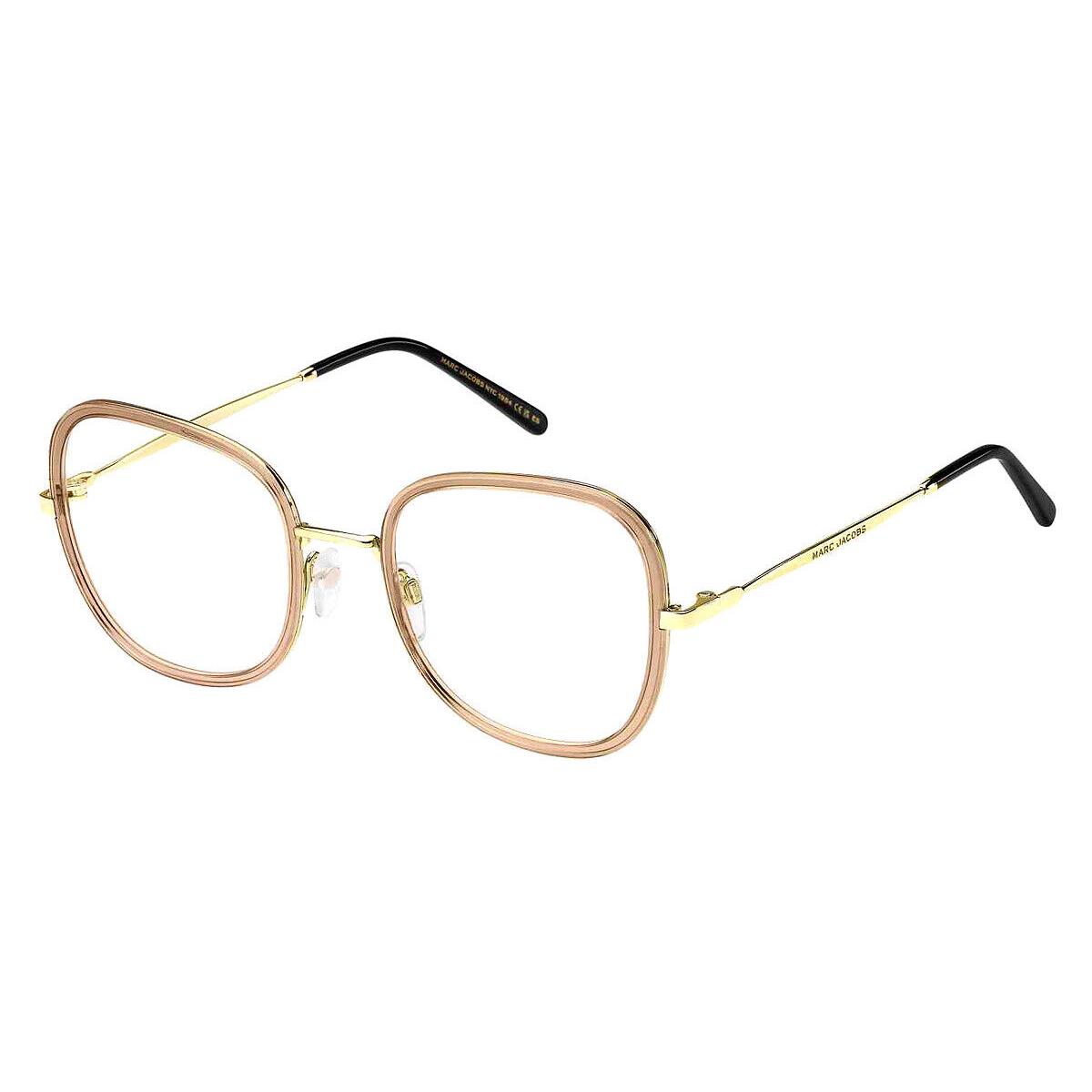 Marc Jacobs Mjb Eyeglasses Women Beige Gold 084A 53mm