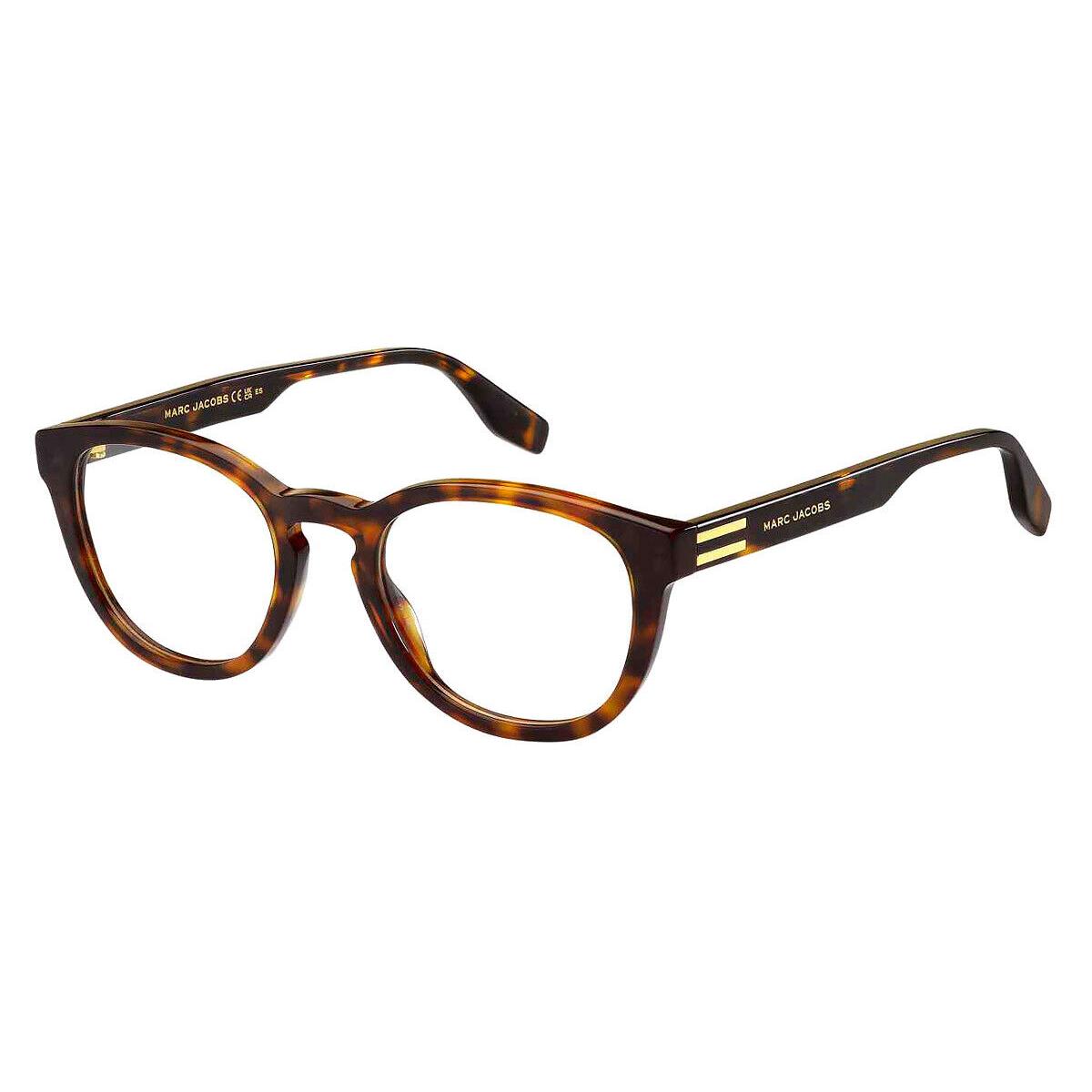 Marc Jacobs Mjb Eyeglasses Men Havana 51mm