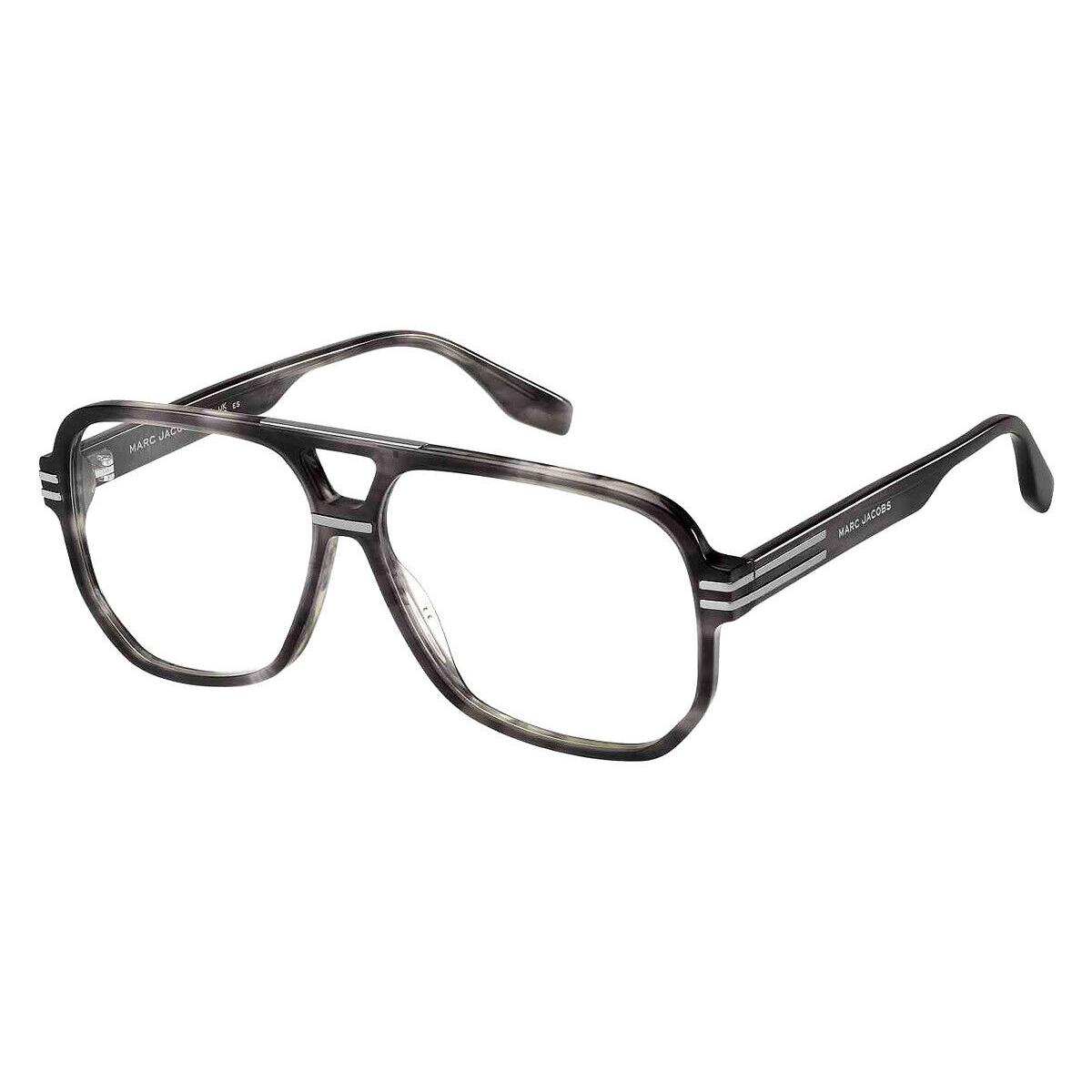 Marc Jacobs Mjb Eyeglasses Men Gray Horn 59mm - Frame: Gray Horn, Lens: Demo