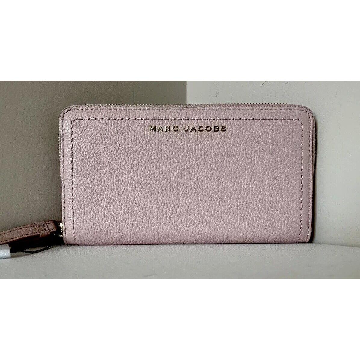 Marc Jacobs The Groove Zip Around Continental Wallet Leather Peach Whip