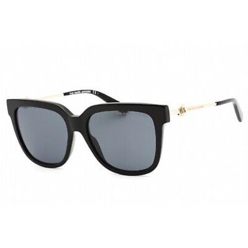 Marc Jacobs Marc 580/S 0807 IR Sunglasses Black Frame Grey Lenses 55 Mm