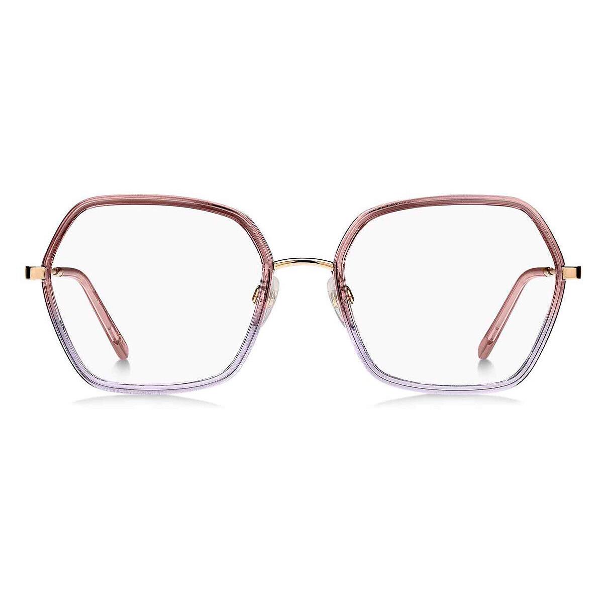 Marc Jacobs Marc 665 Eyeglasses Women Pink Lilac Geometric 54