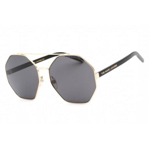 Marc Jacobs MJ524S-RHLIR-61 Sunglasses Size 61mm 140mm 16mm Gold Women - Frame: gold, Lens: grey