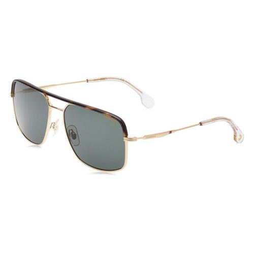 Carrera 152-S Women`s Sunglasses in Gold Brown Tortoise Clear Crystal/green 60mm