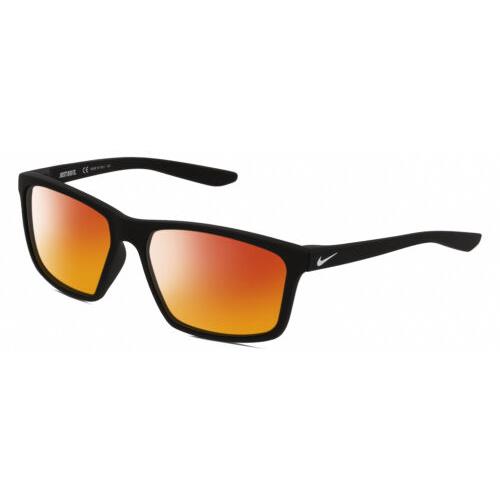 Nike Valiant-MI-010 Unisex Designer Polarized Sunglasses Black White 60mm 4 Opt Red Mirror Polar