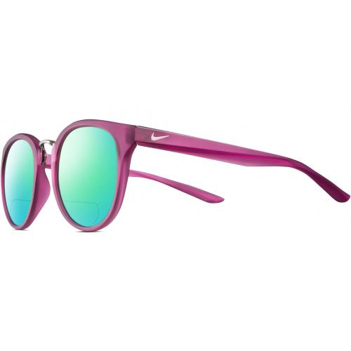 Nike Revere-EV1156-660 Women`s Polarized Bifocal Sunglasses Purple Gunmetal 51mm