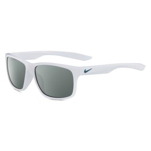 Nike Essent-Chaser-103 Unisex Polarized Sunglasses in White Green 59mm 4 Options Smoke Grey Polar