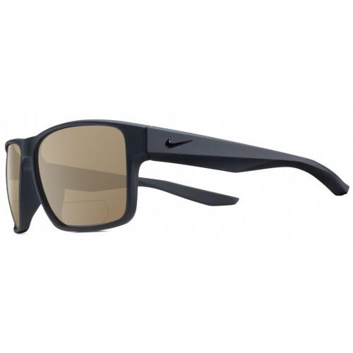 Nike Essent-Venture-002 Unisex Polarized Bifocal Sunglasses Black 59mm 41 Option Brown