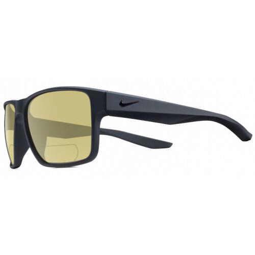 Nike Essent-Venture-002 Unisex Polarized Bifocal Sunglasses Black 59mm 41 Option Yellow