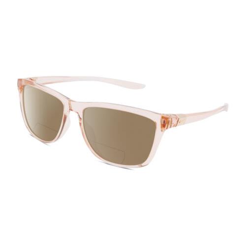 Nike City-Icon-M-DJ0889-664 Unisex Polarized Bifocal Sunglasses Pink Orange 56mm Brown