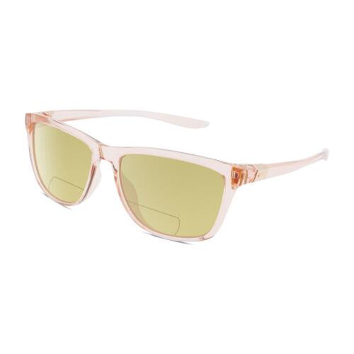 Nike City-Icon-M-DJ0889-664 Unisex Polarized Bifocal Sunglasses Pink Orange 56mm Yellow