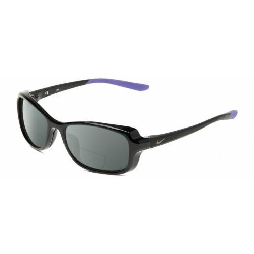 Nike Breeze-CT8031-010 Women`s Polarized Bifocal Sunglasses in Black Purple 57mm