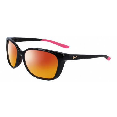 Nike Sentiment-CT7878-010 Women`s Polarized Sunglasses Black Pink 56mm 4 Options Red Mirror Polar