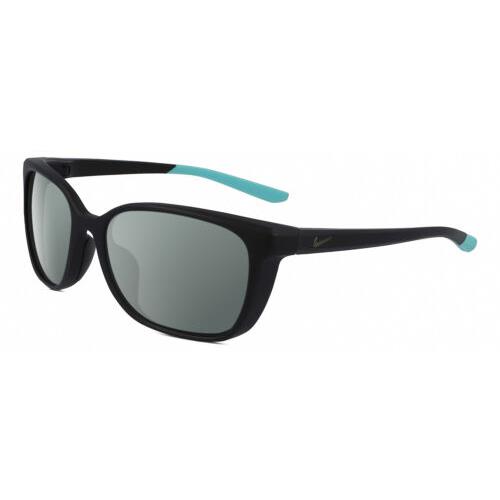 Nike Sentiment-CT7886-010 Womens Polarized Sunglasses Black Teal Blue 56mm 4 Opt Smoke Grey Polar