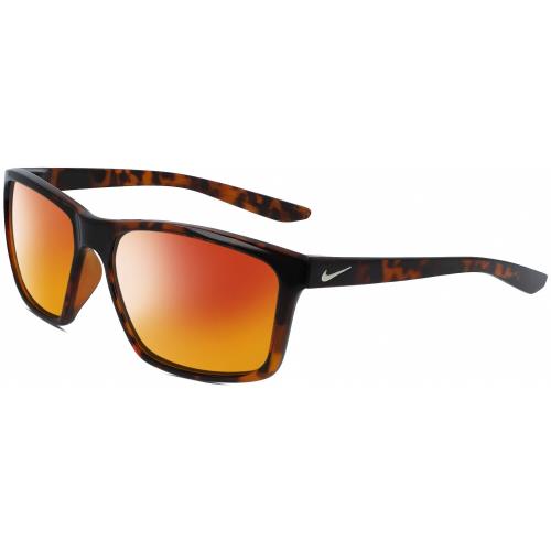 Nike Valiant-CW4645-220 Unisex Polarized Sunglasses Brown Tortoise 60mm 4 Option - Frame: Multicolor, Lens: Red Mirror Polar