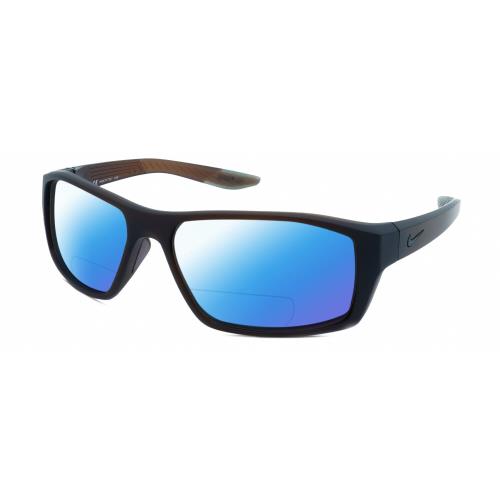 Nike Brazn-Shadow-233 Mens Polarized Bifocal Sunglasses in Brown 59mm 41 Options Blue Mirror