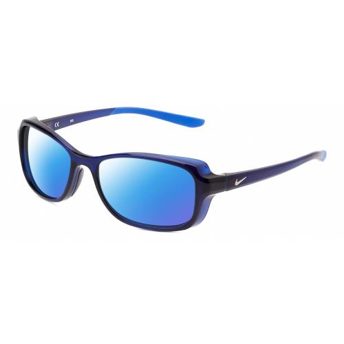 Nike Breeze-CT8031-410 Women`s Polarized Sunglasses Navy Blue Crystal 57mm 4 Opt