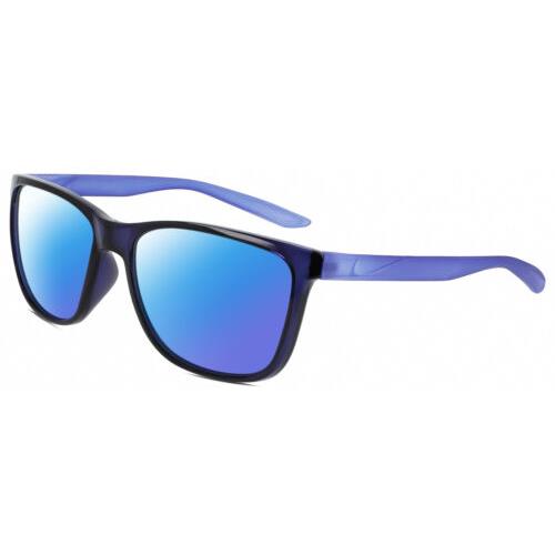 Nike Dawn-Ascent-556 Unisex Polarized Sunglasses Navy Blue Purple 57mm 4 Options Blue Mirror Polar
