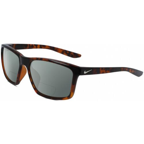 Nike Valiant-CW4645-220 Unisex Polarized Bifocal Sunglasses Brown Tortoise 60 mm Grey