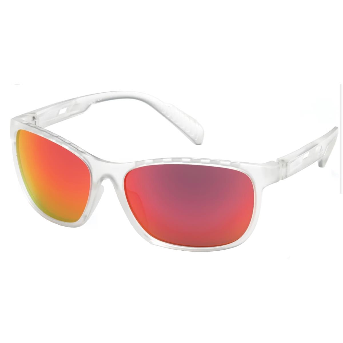 Adidas Sport 0014 Sunglasses - Transparent / Smoke Red Mirror - 43273-X3