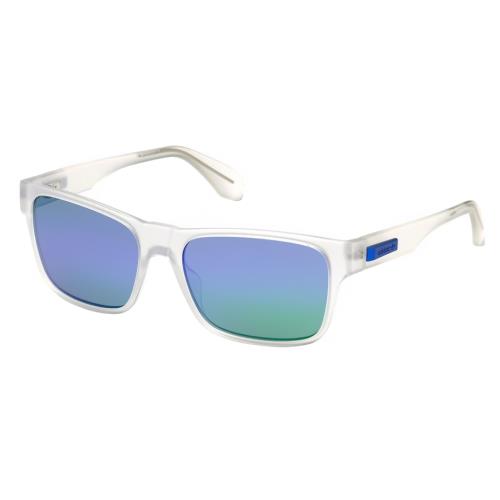 Adidas Sport 0011 Sunglasses - Transparent / Green / Violet Mirror 43274-X3