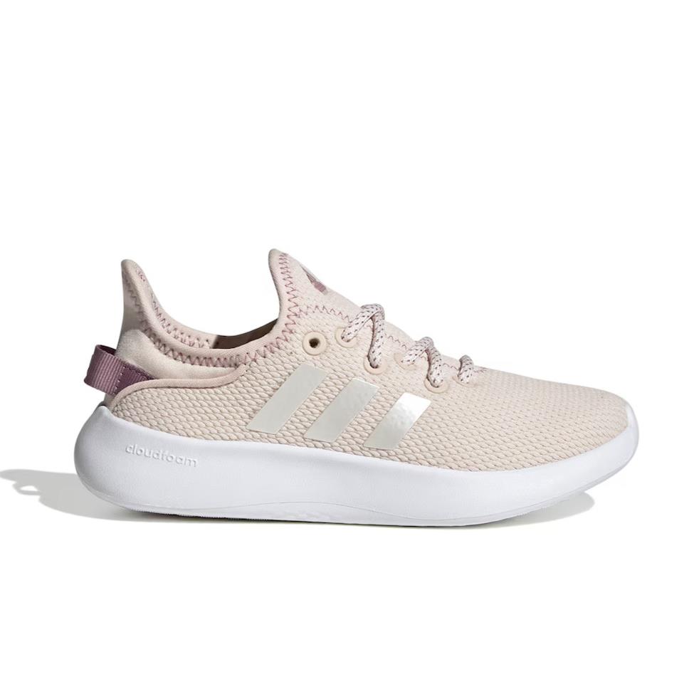 Adidas Cloudfoam Pure Spw Kid`s Light Pink Lifestyle Running Shoes Size 5 - Pink