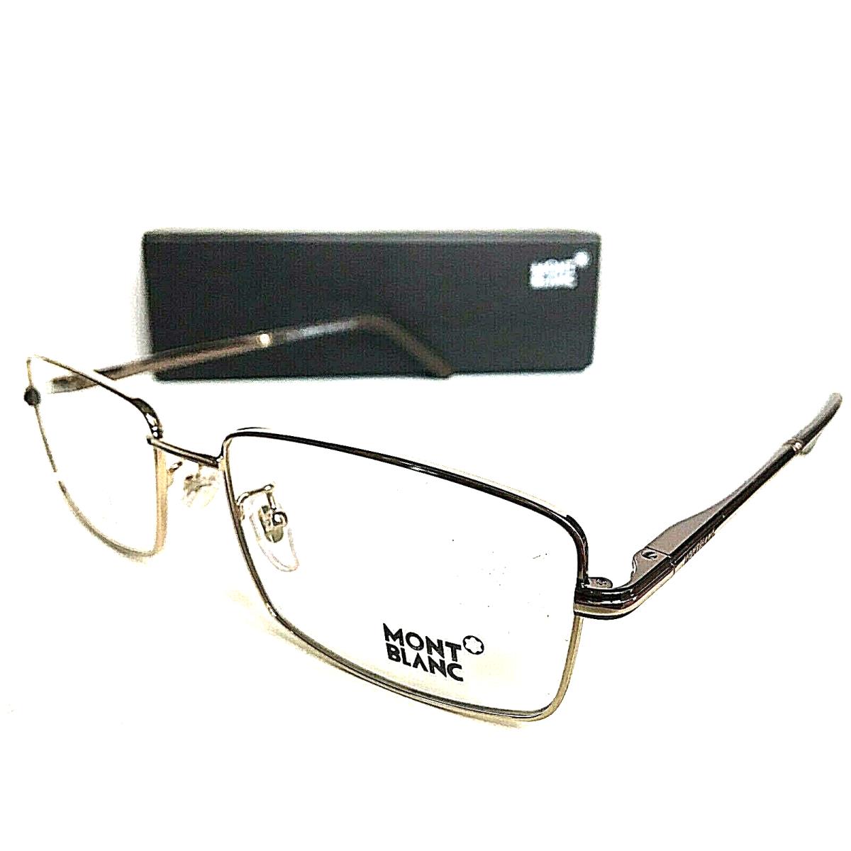 Montblanc MB 578-F 048 57mm Asian Fitting Men`s Eyeglasses Frame Italy