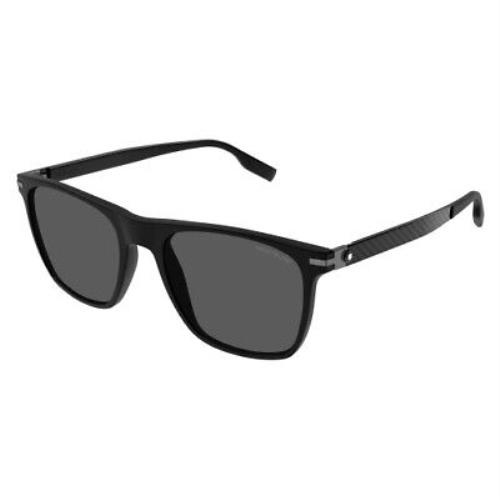 Montblanc MB 0248S Sunglasses 005 Black