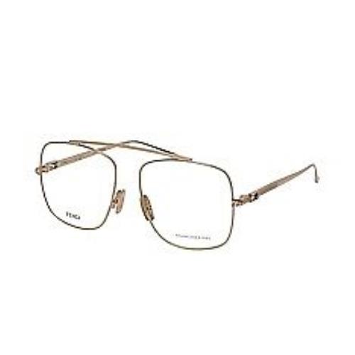 Fendi FF0445-J5G Gold Eyeglasses