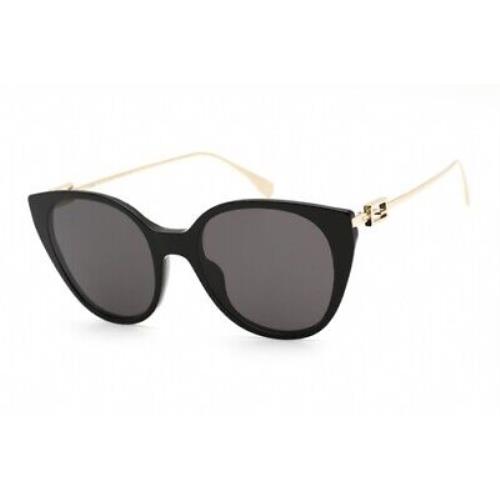 Fendi FE40047I-01A-54 Black Gold Sunglasses