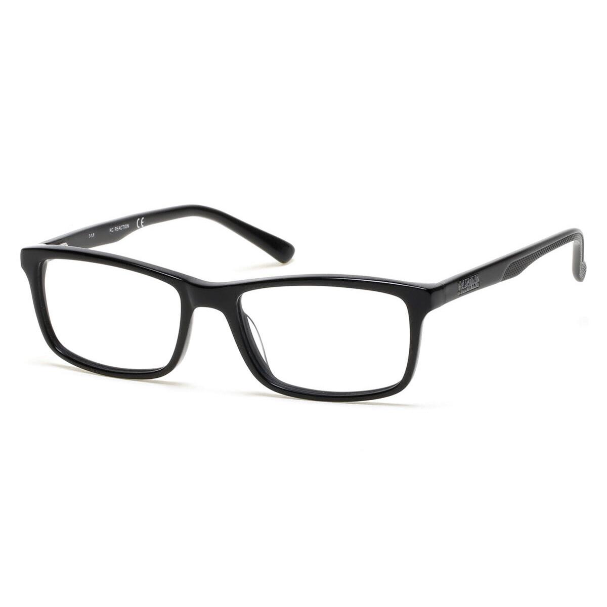 Kenneth Cole KC0787 Eyeglasses Men Shiny Black Geometric 54mm