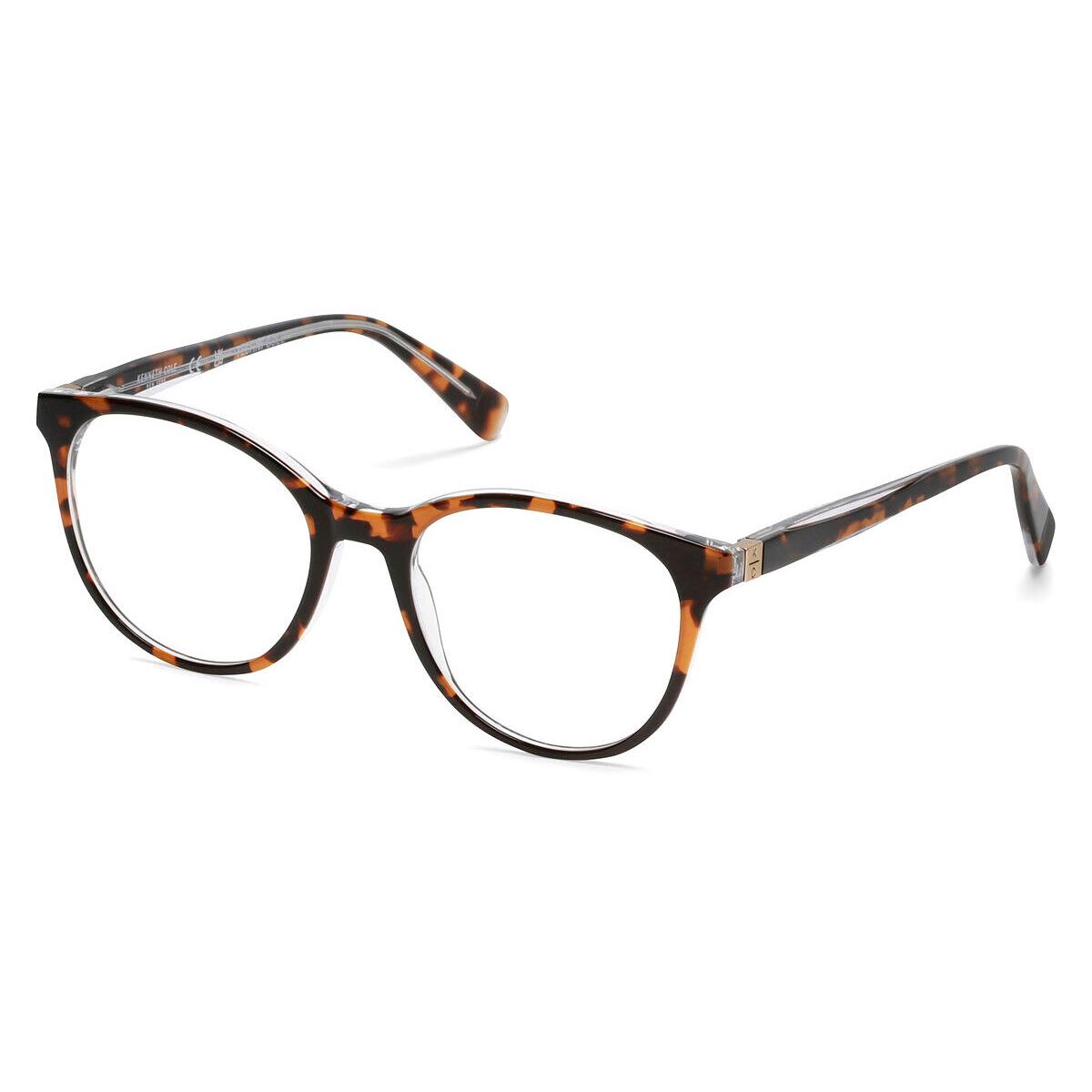 Kenneth Cole KC0351 Eyeglasses Women Havana/other Round 50mm