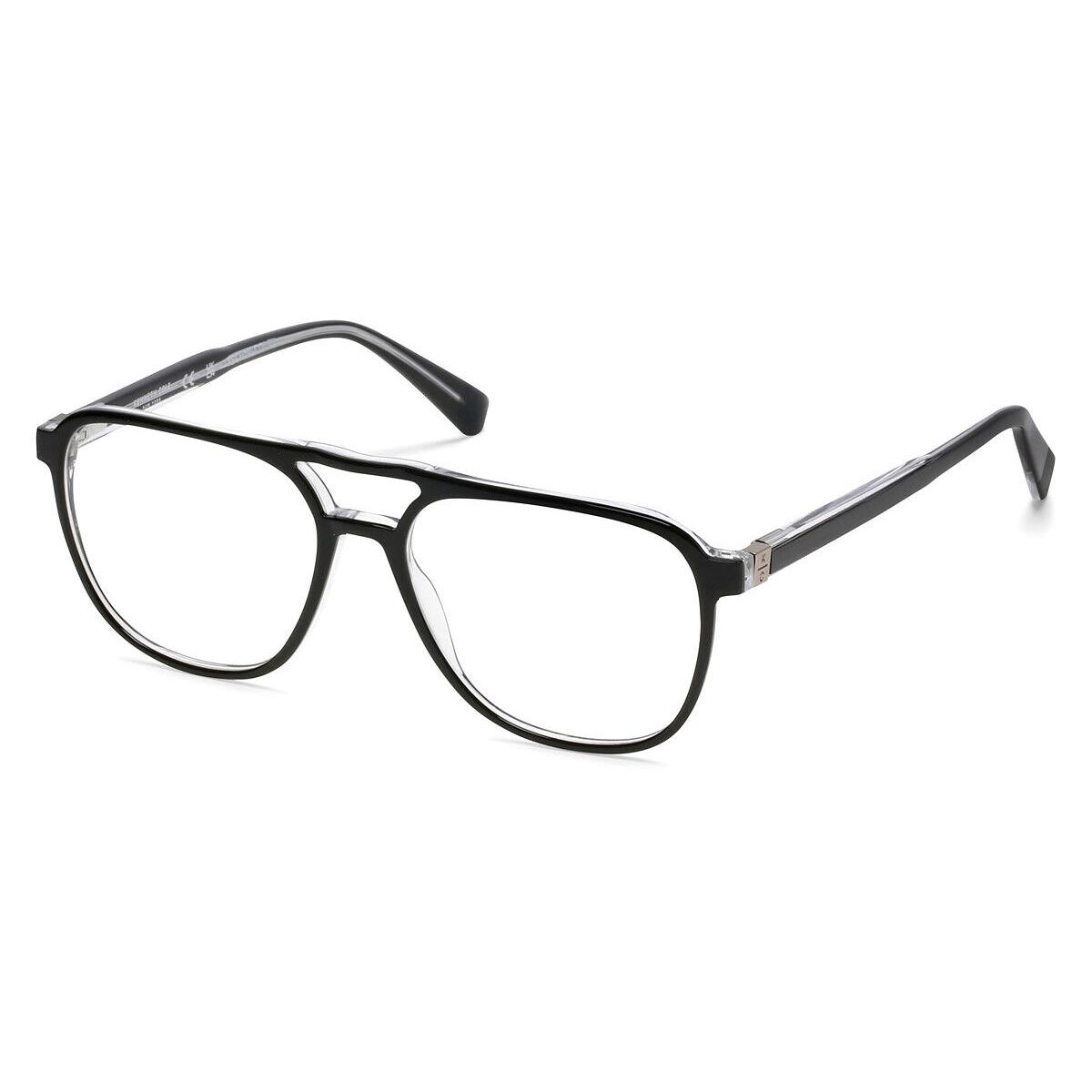 Kenneth Cole KC0350 Eyeglasses Men Black/other Wayfarer 56mm