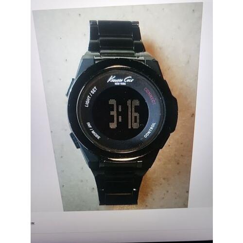 Kenneth Cole G0827A Men`s Connect Watch Black Battery